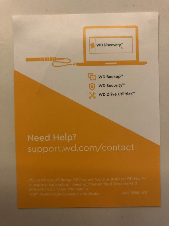 WD My Passport 4TB Portable Hard Disk